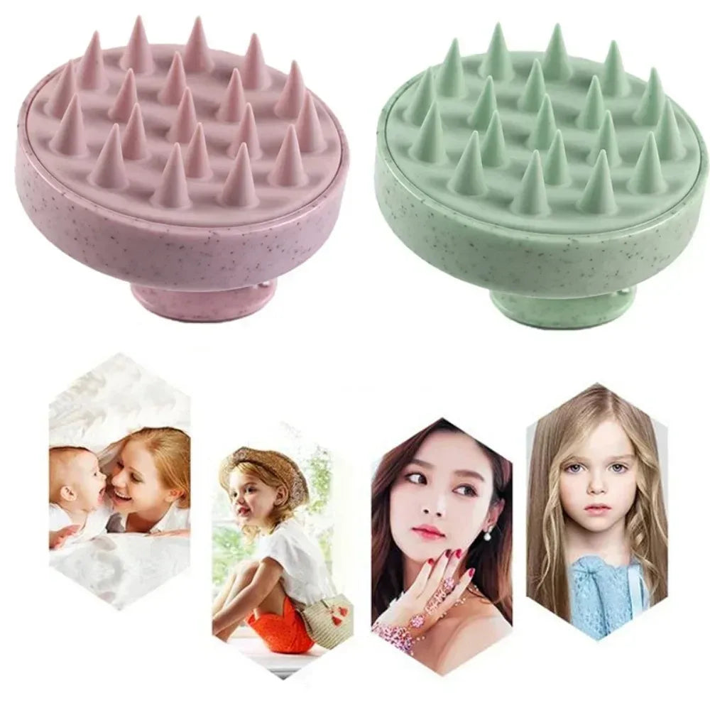 Silicone Scalp Massage Shampoo Brush