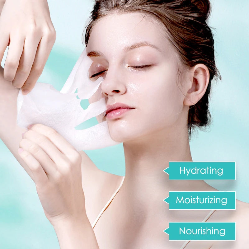 10 packs Hyaluronic Acid Hydrating Sheet Masks for Face