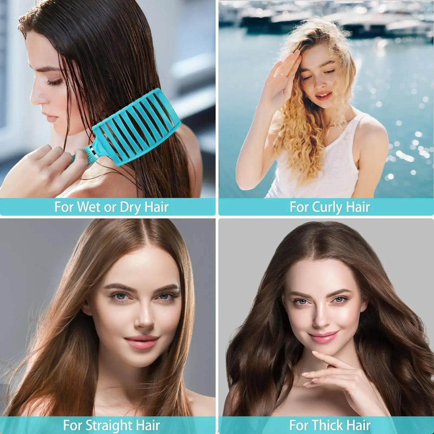 Magic Detangling Hairbrush For Wet and Curly Hair